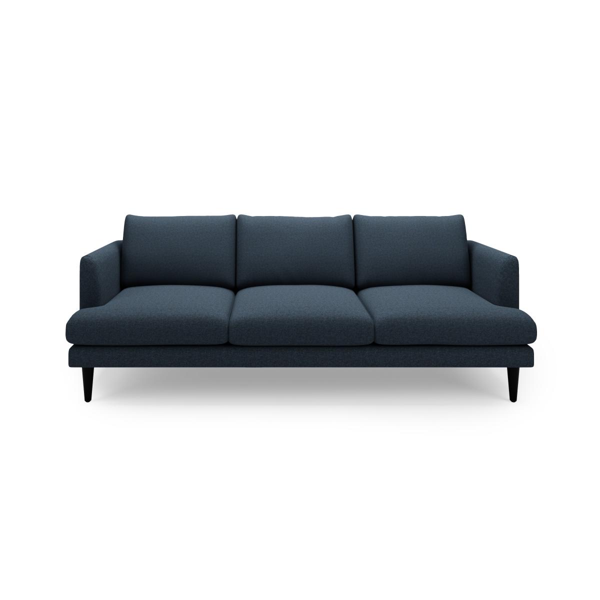 Reuben Brushed Marl 3 Seater Sofa Brushed Marl Dark Denim – image 3