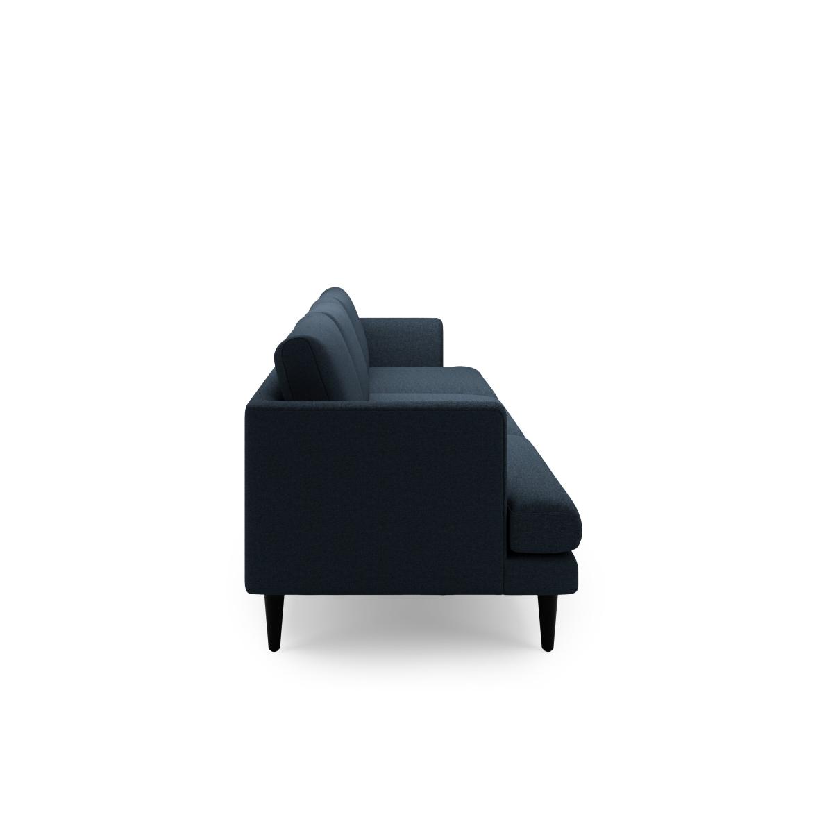 Reuben Brushed Marl 3 Seater Sofa Brushed Marl Dark Denim – image 4