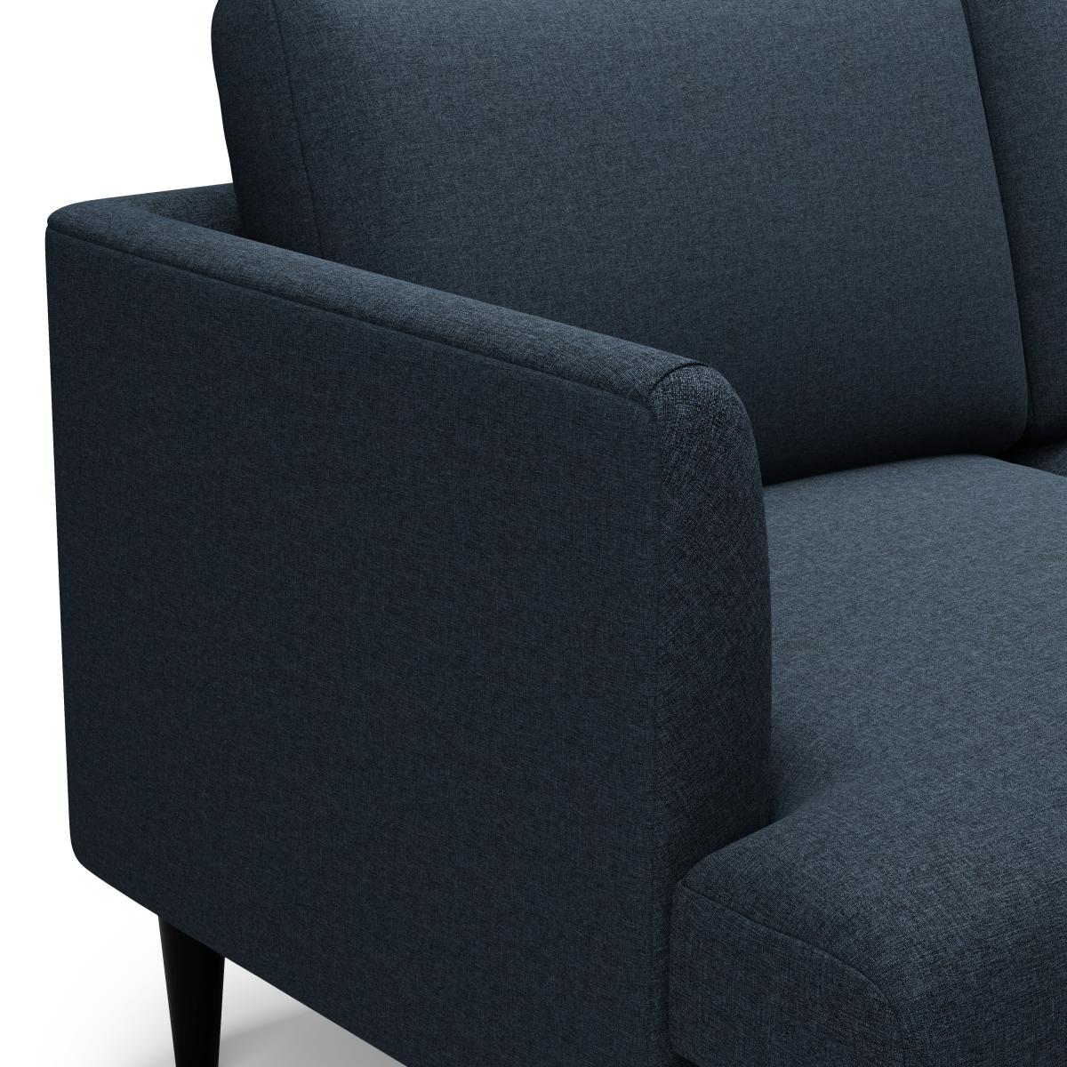 Reuben Brushed Marl 3 Seater Sofa Brushed Marl Dark Denim – image 7