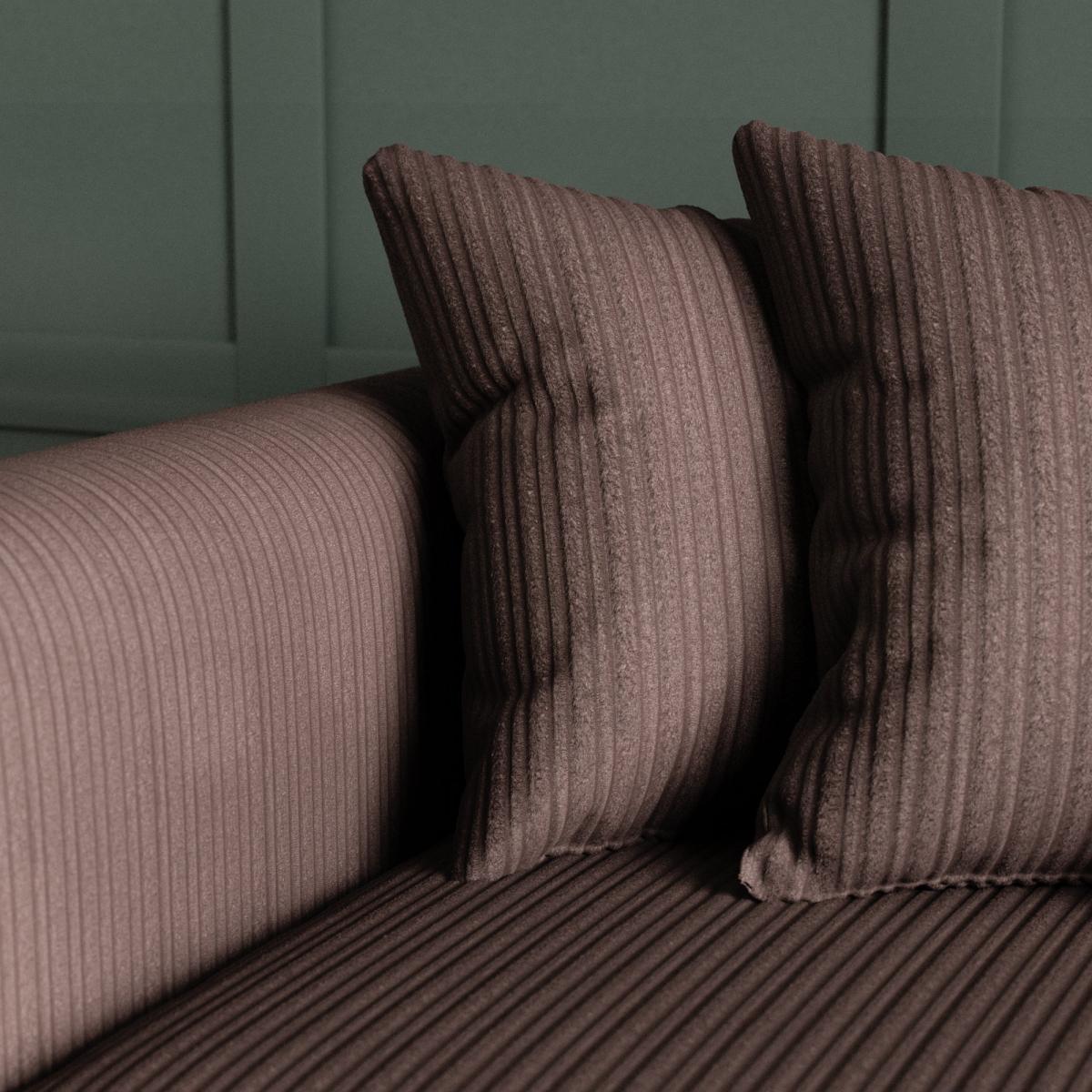 Blake Jumbo Cord 3 Seater Sofa Jumbo Cord Chocolate – image 6