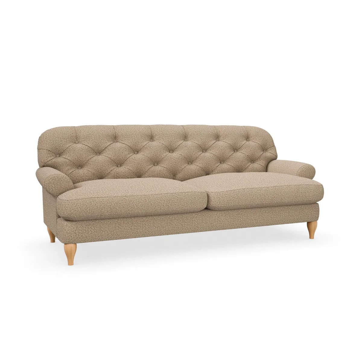 Canterbury Cosy Marl 3 Seater Sofa Cosy Marl Camel – image 2