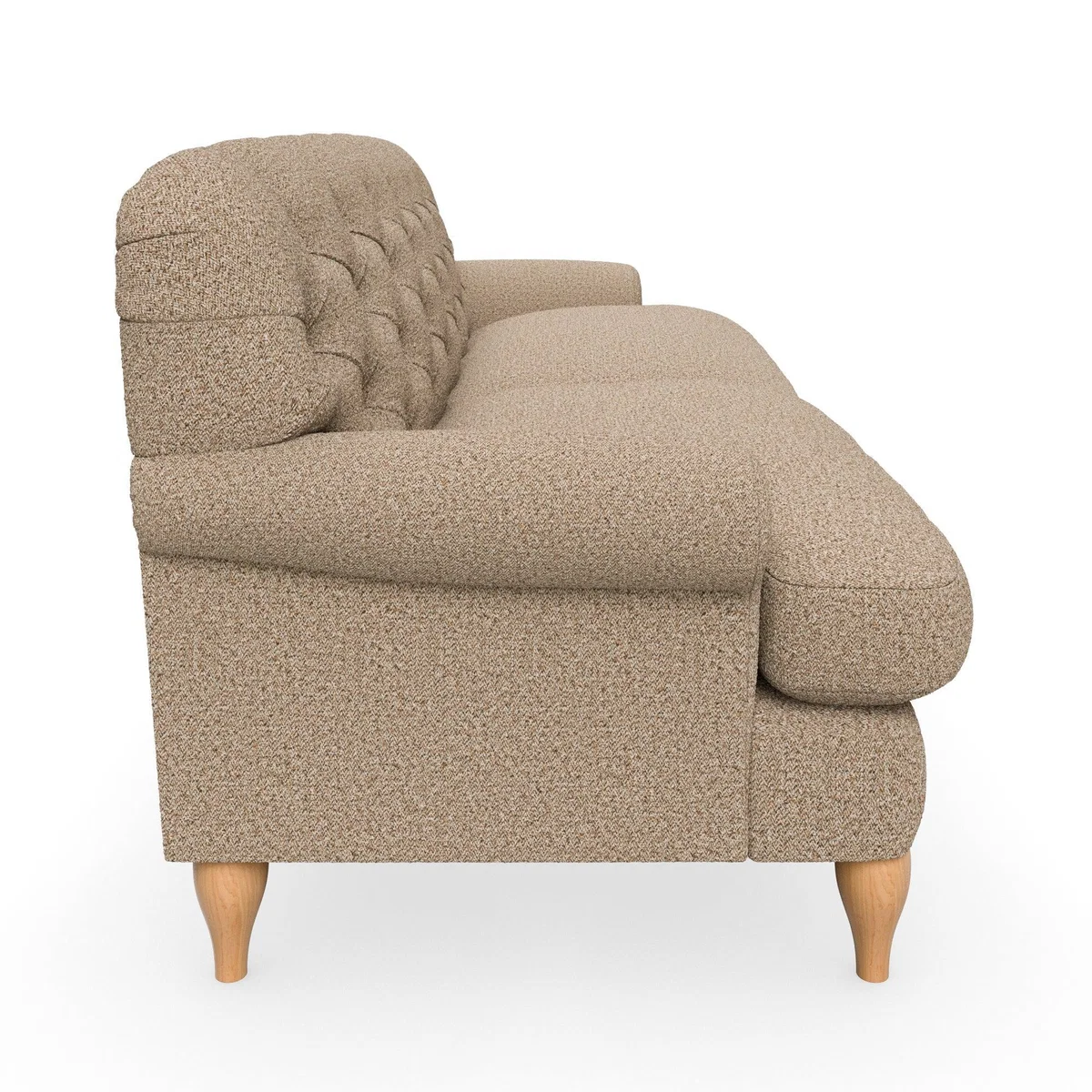 Canterbury Cosy Marl 3 Seater Sofa Cosy Marl Camel – image 5