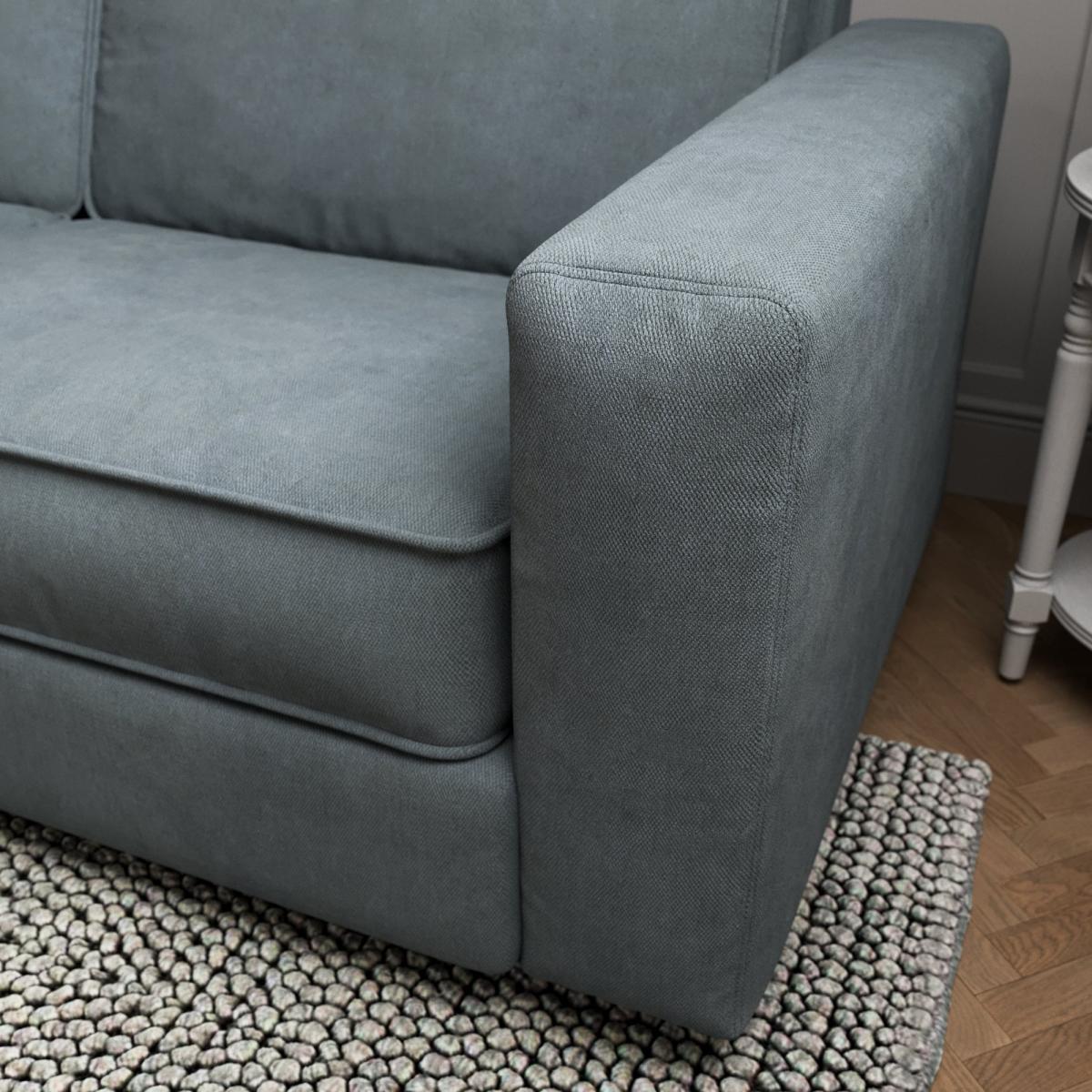 Claude Tonal Chenille 3 Seater Sofa Tonal Chenille Pacific – image 3