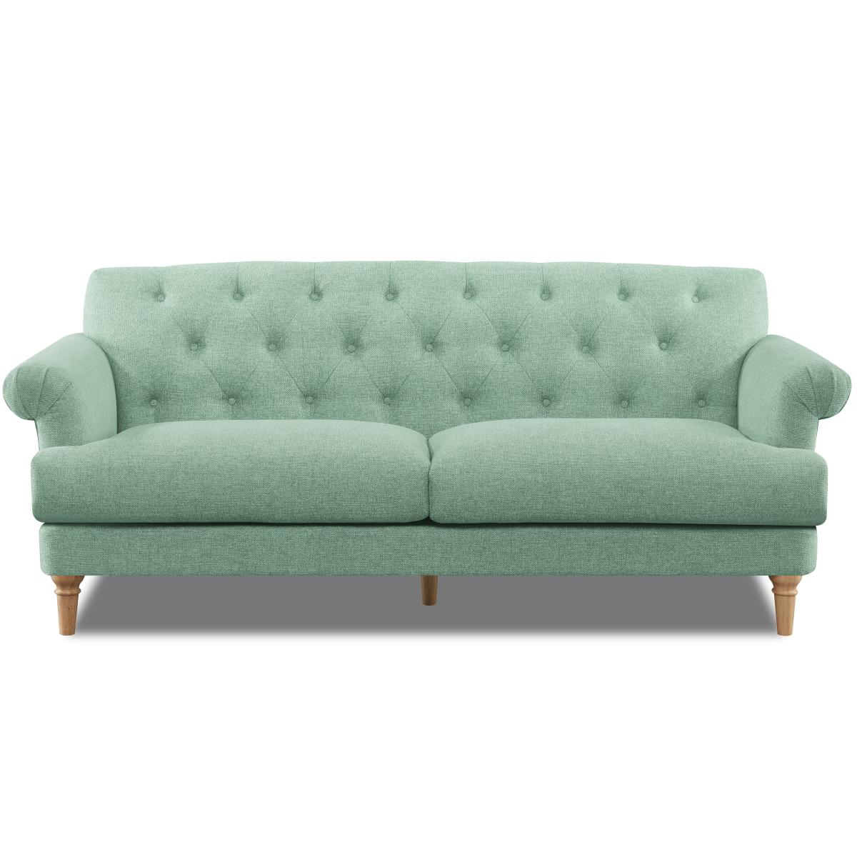 Trance Fabric 3 Seater Sofa Seafoam (Blue) – image 4
