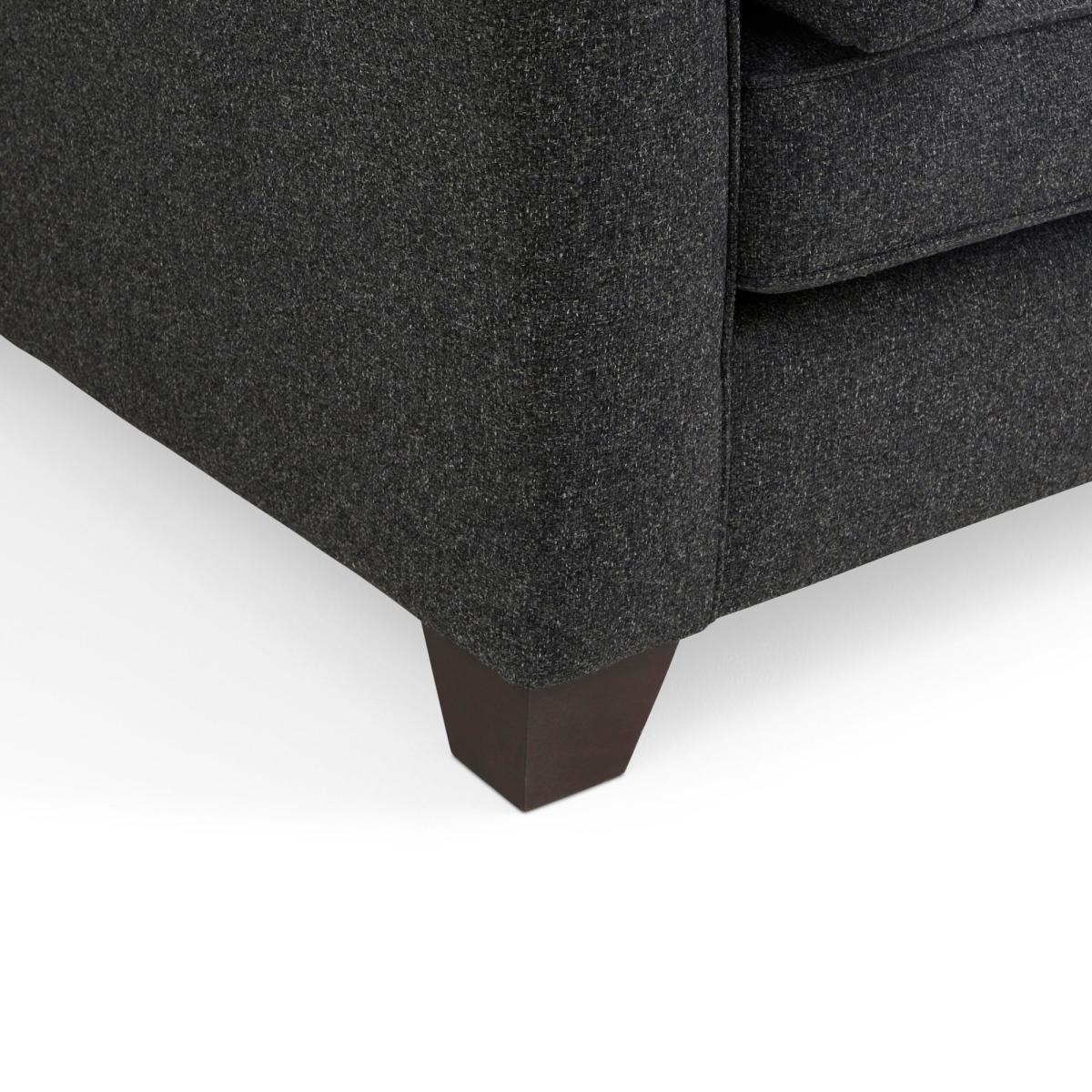 Grayson Left Hand Corner Chaise Sofa Grey – image 7