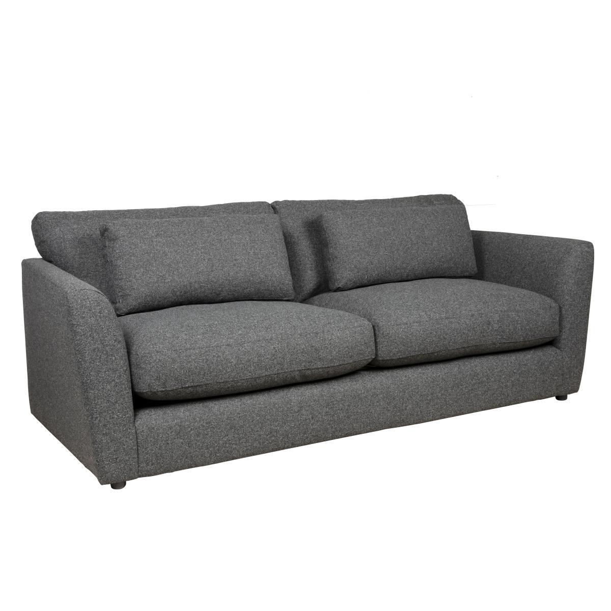 Esther Fleck Fabric 3 Seater Sofa Charcoal – image 2