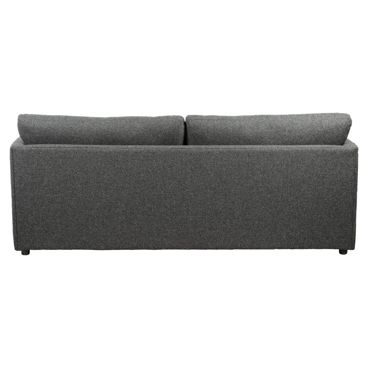 Esther Fleck Fabric 3 Seater Sofa Charcoal – image 4