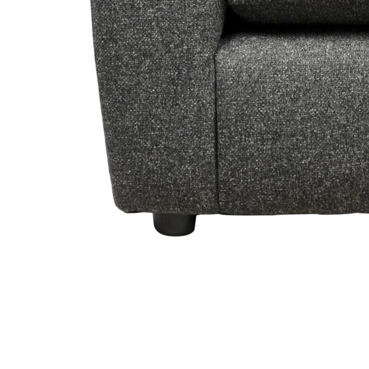 Esther Fleck Fabric 3 Seater Sofa Charcoal – image 7