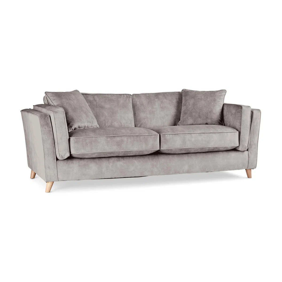 Arabella 3 Seater Sofa Slub Velvet Slub Velvet Forest Green – image 2