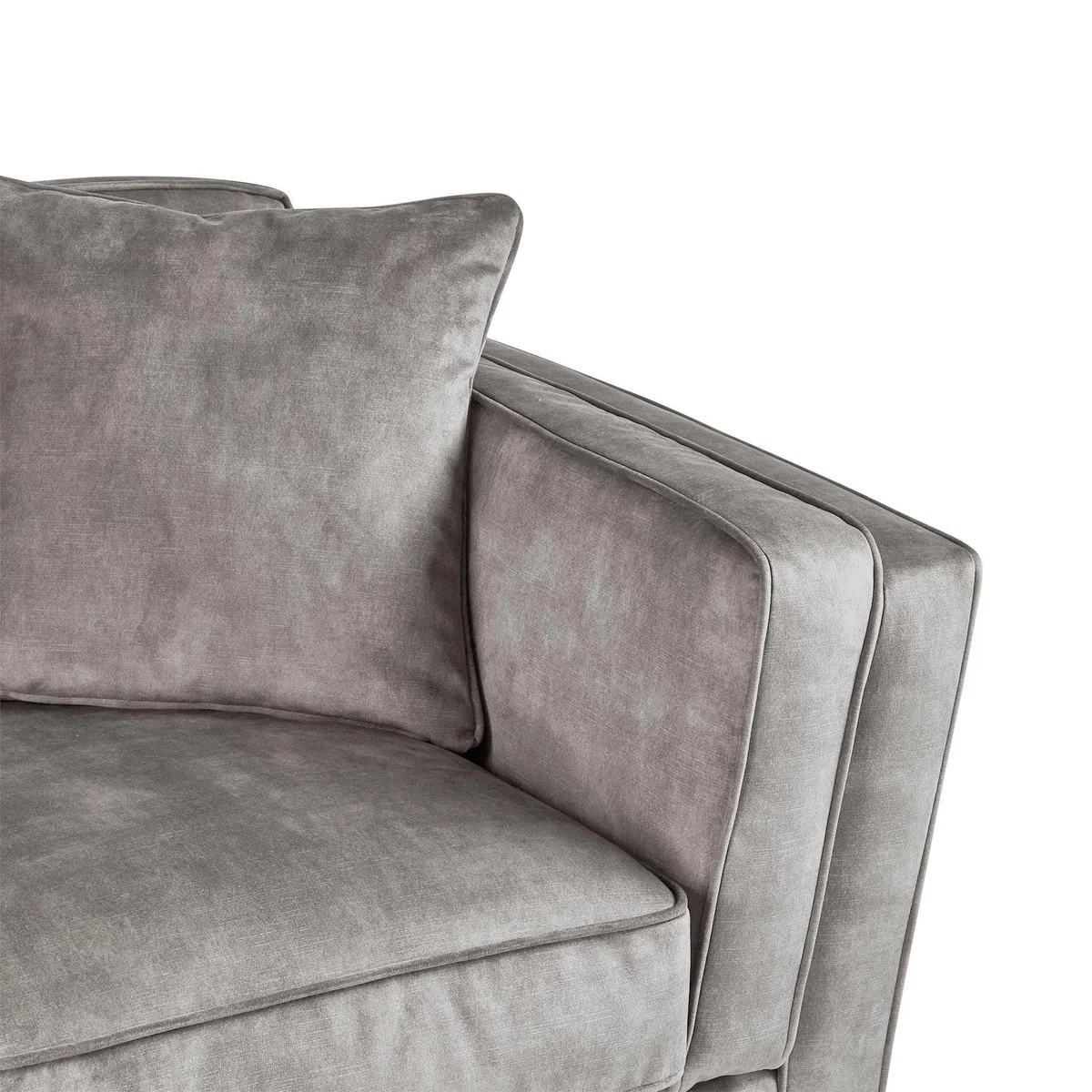 Arabella 3 Seater Sofa Slub Velvet Slub Velvet Forest Green – image 5