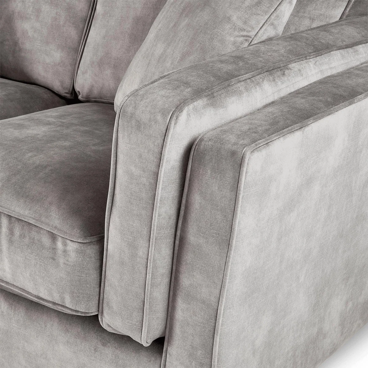 Arabella 3 Seater Sofa Slub Velvet Slub Velvet Forest Green – image 6