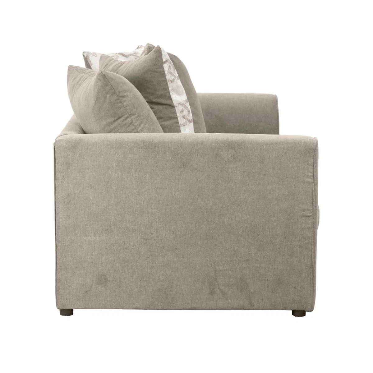 Washington Fabric 3 Seater Sofa Stone – image 5