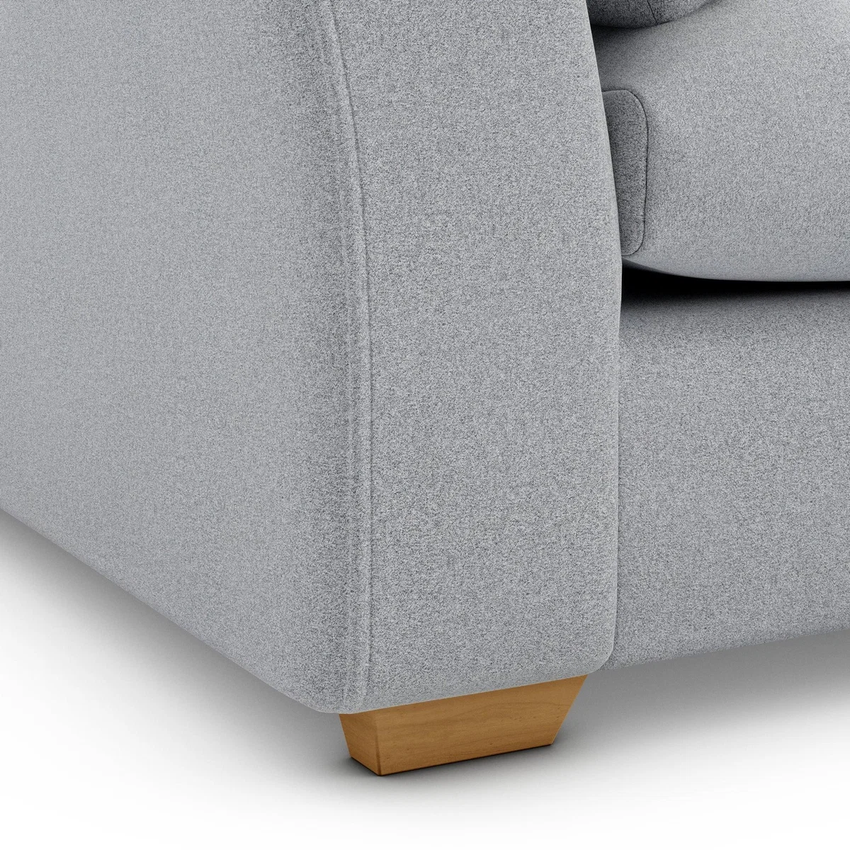 Blakeney Woolly Marl 3 Seater Sofa Woolly Marl Warm Grey – image 6