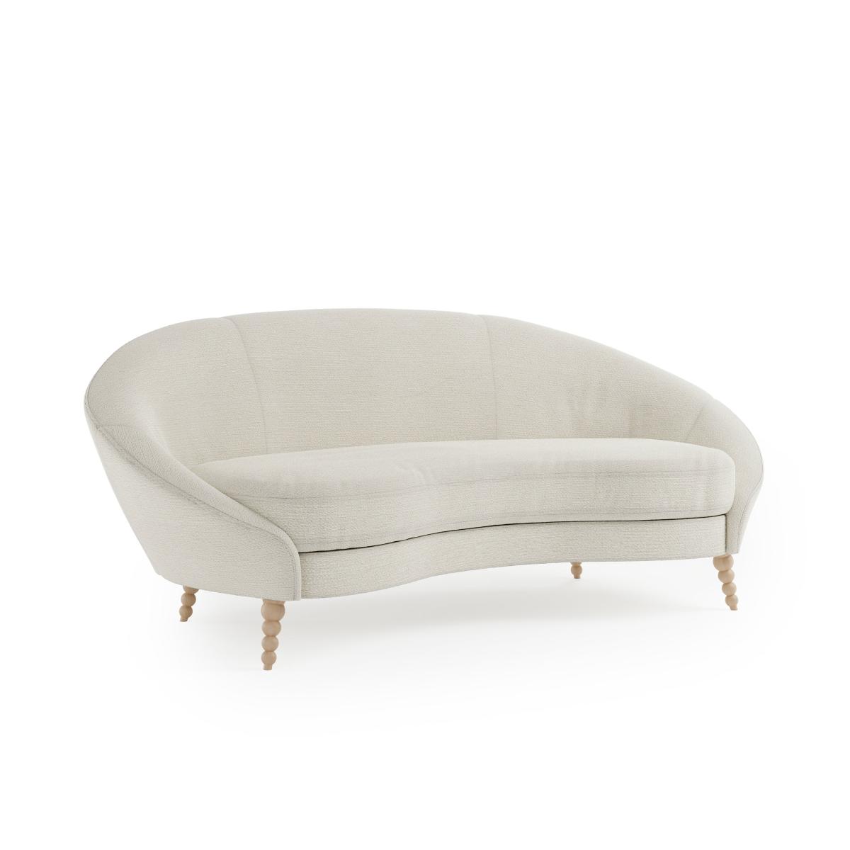 Ivy Chunky Soft Chenille 3 Seater Sofa, Ivory Ivory – image 6