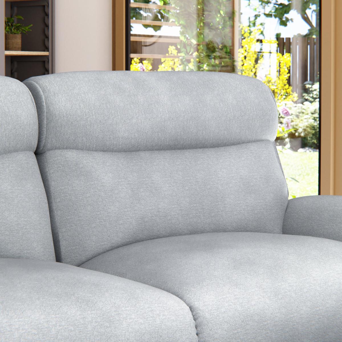 Wareham 3 Seater Manual Recliner Sofa Sky – image 7