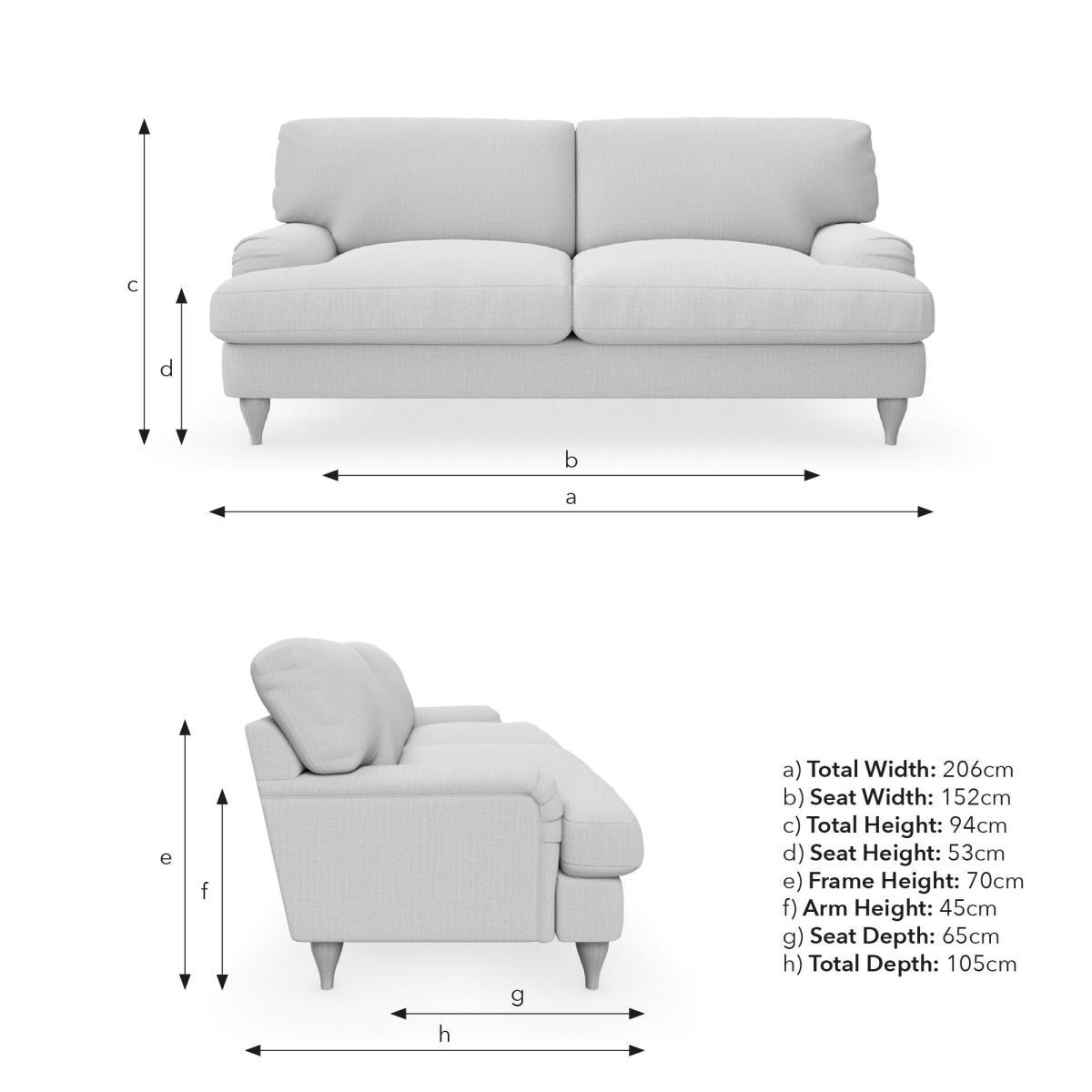 Darwin Cosy Marl 3 Seater Sofa Cosy Marl Camel – image 9