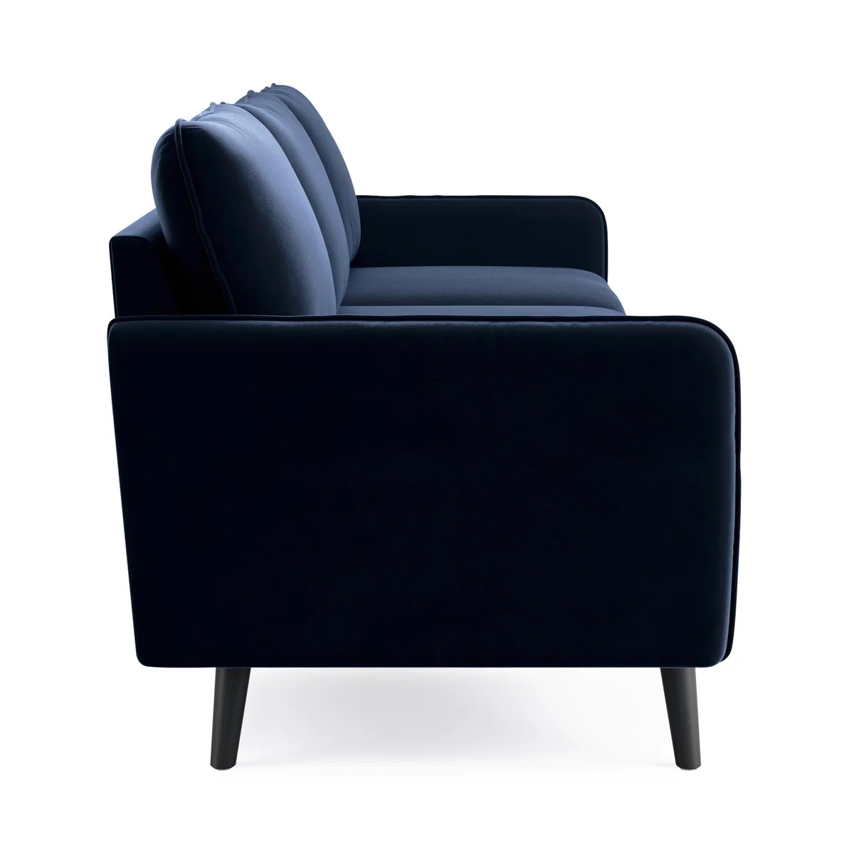 Milton Velvet 3 Seater Sofa in a Box Navy Blue – image 4