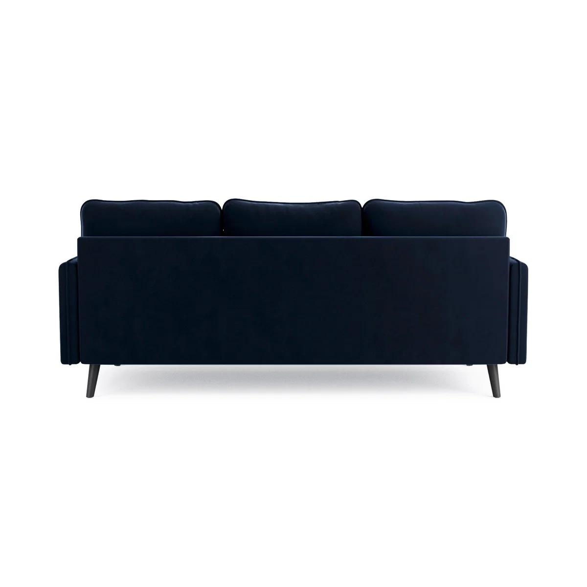 Milton Velvet 3 Seater Sofa in a Box Navy Blue – image 5