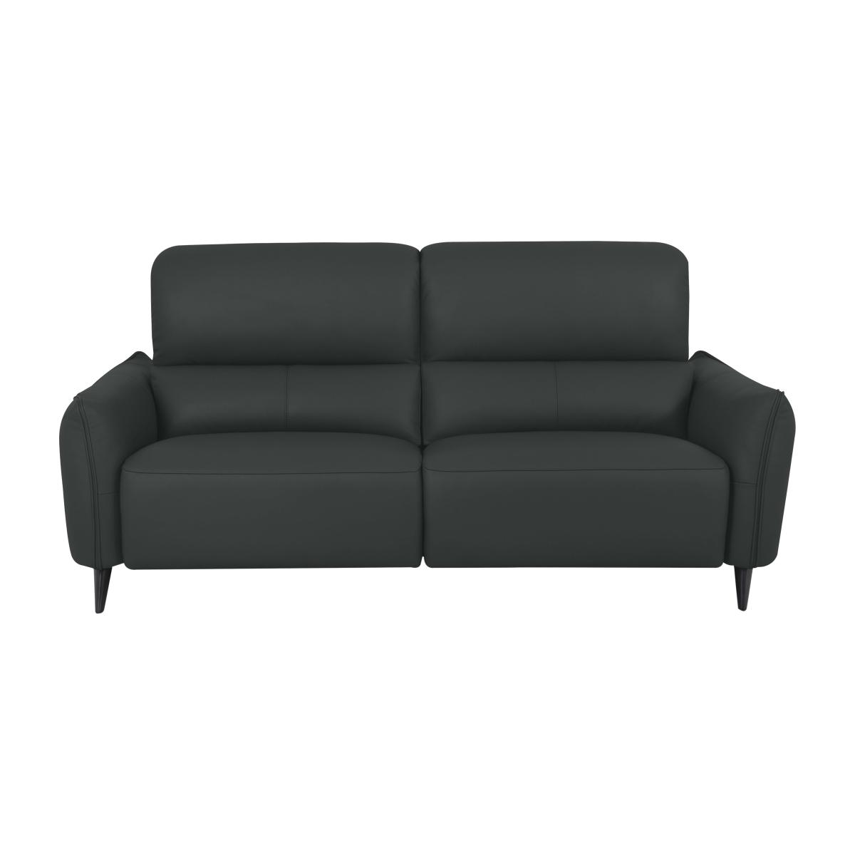 Domicil - Maddox 3 Seater Leather Sofa - NN Shale Grey