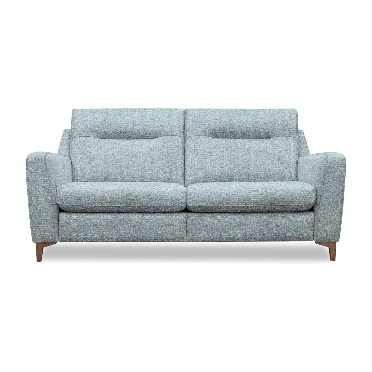 G Plan - Arlo 3 Seater Fabric Sofa - No Recliner - Arola Sky with Walnut Feet