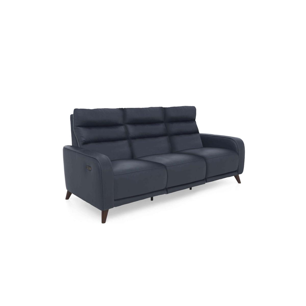Quinn 3 Seater Leather Sofa - Midnight Jade – image 5