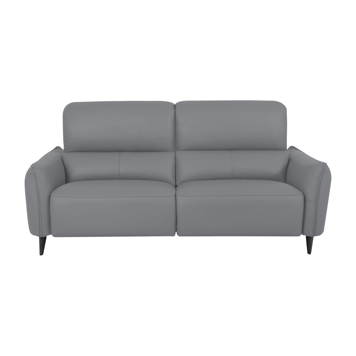 Domicil - Maddox 3 Seater Leather Sofa - NP Paloma Grey