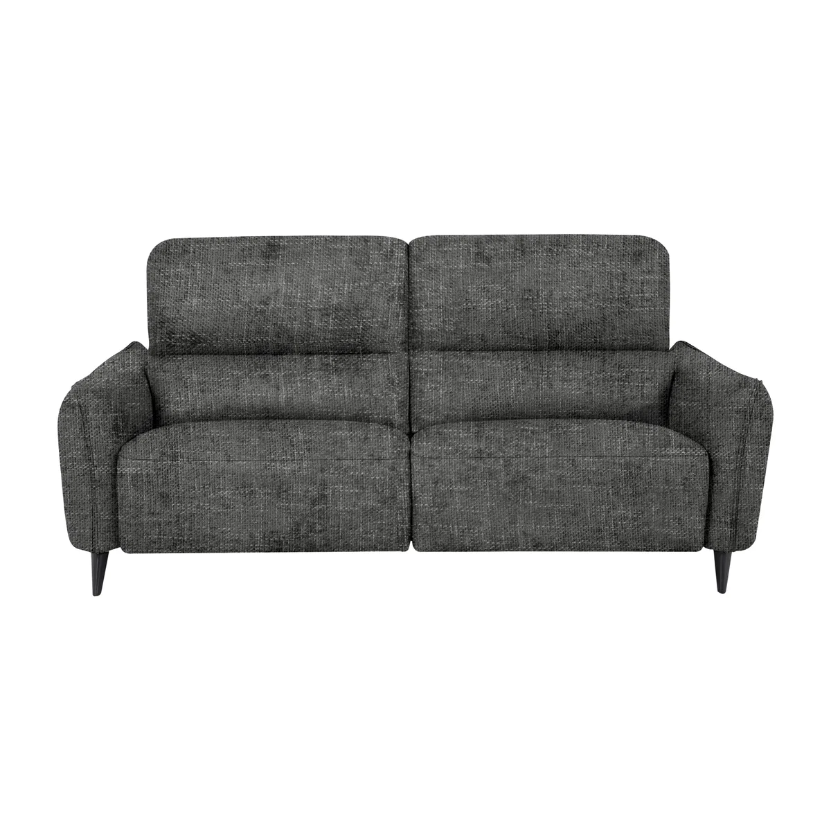 Domicil - Maddox 3 Seater Fabric Sofa - Gunmetal