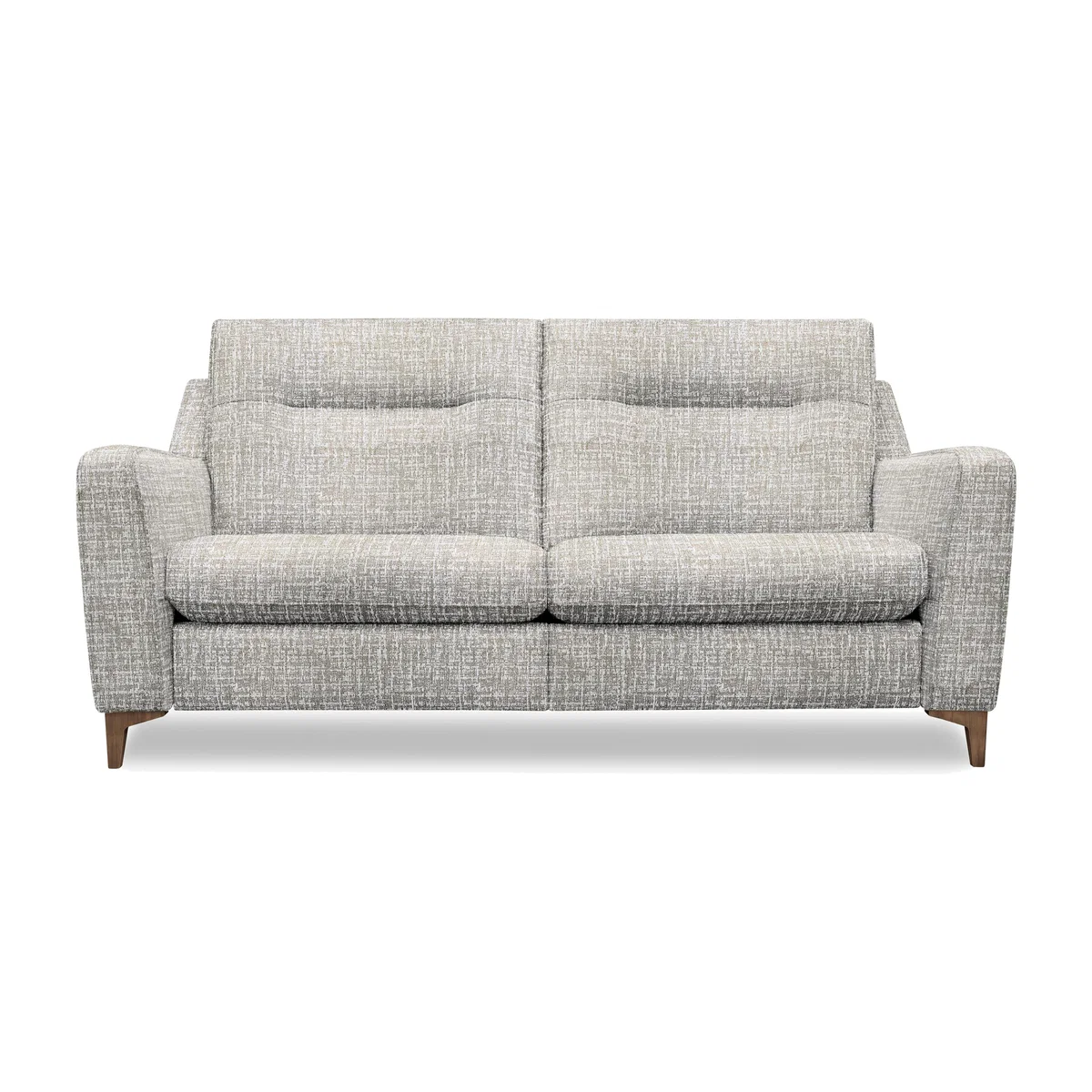 G Plan - Arlo 3 Seater Fabric Power Recliner Sofa - Shore Slate with Walnut Feet