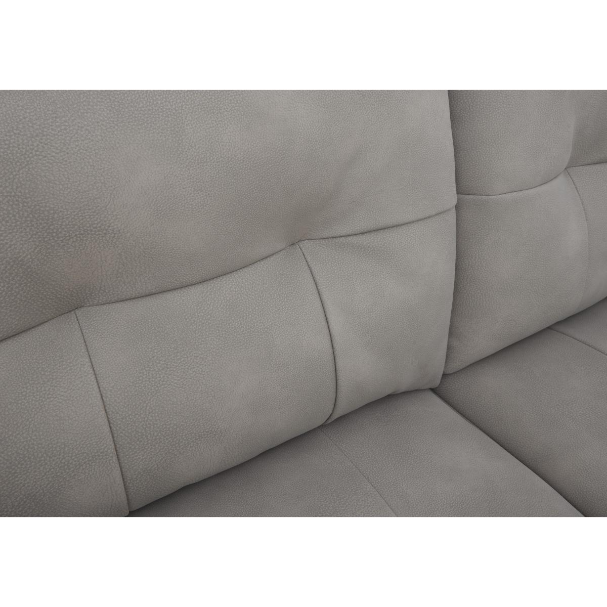 Uno Fabric 3 Seater Sofa - R23 Silver Grey – image 3