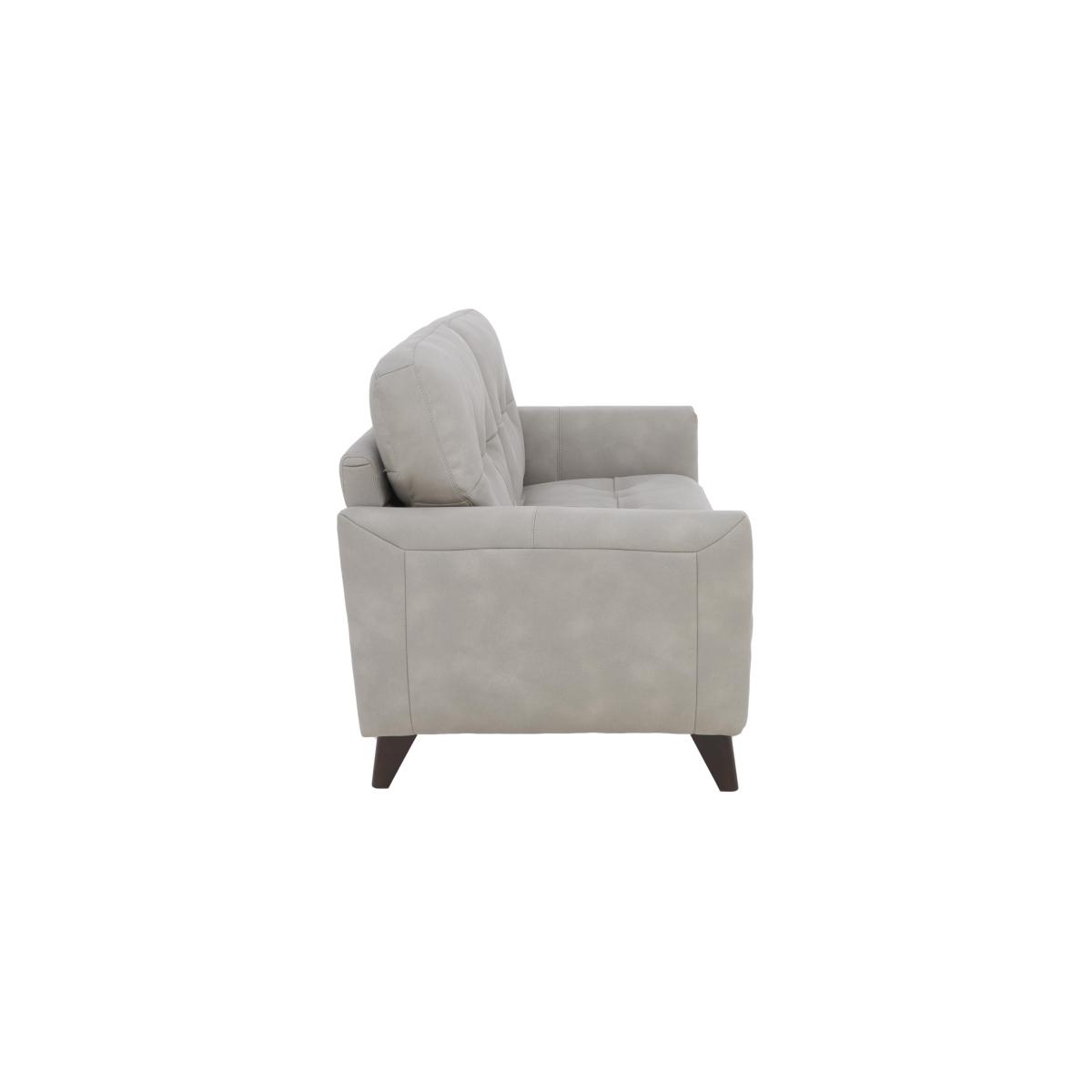 Uno Fabric 3 Seater Sofa - R23 Silver Grey – image 7