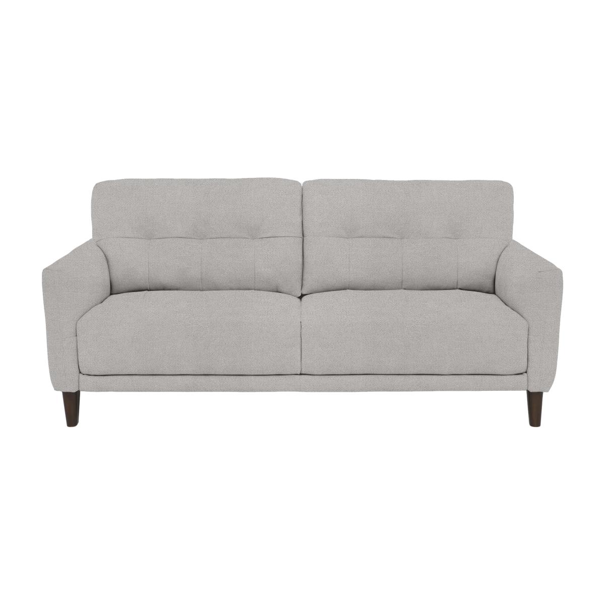 Uno Fabric 3 Seater Sofa - R23 Silver Grey – image 1