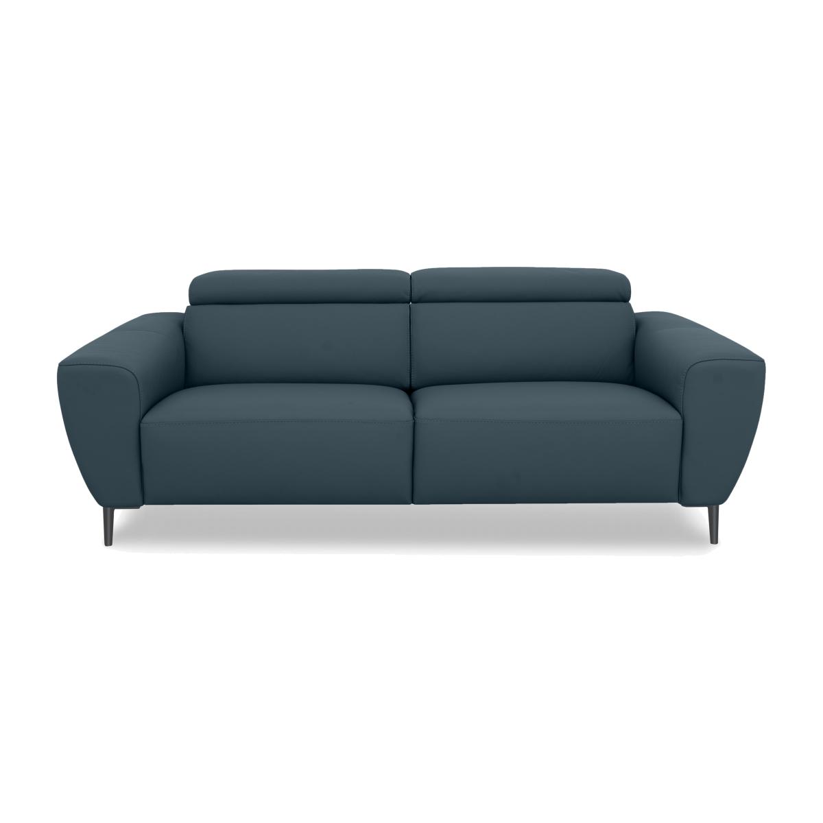 Nicoletti Italia - Milano 3 Seater Leather Sofa - Dali Oceano