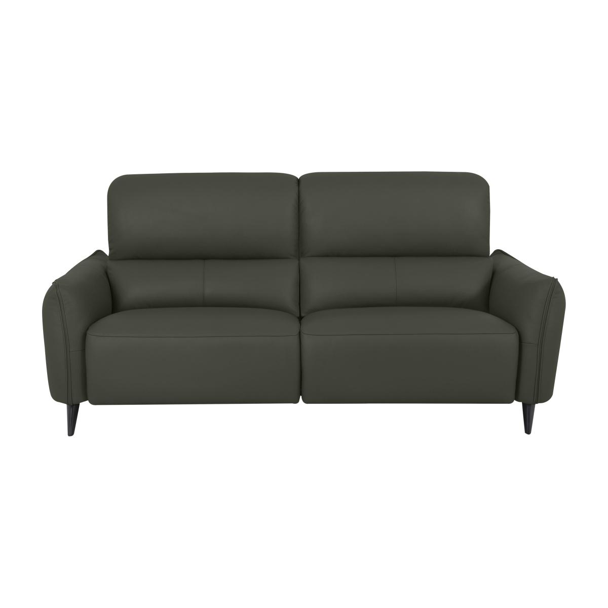 Domicil - Maddox 3 Seater Leather Power Recliner Sofa - NP Dark Olive