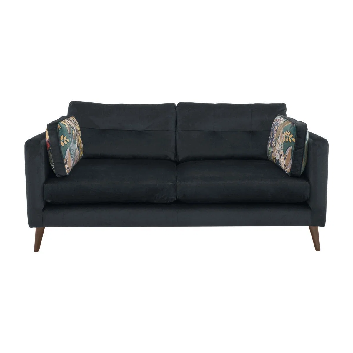 The Botanical Collection Verdosa 3 Seater Fabric Patterned Sofa - Only One Left! - Grey