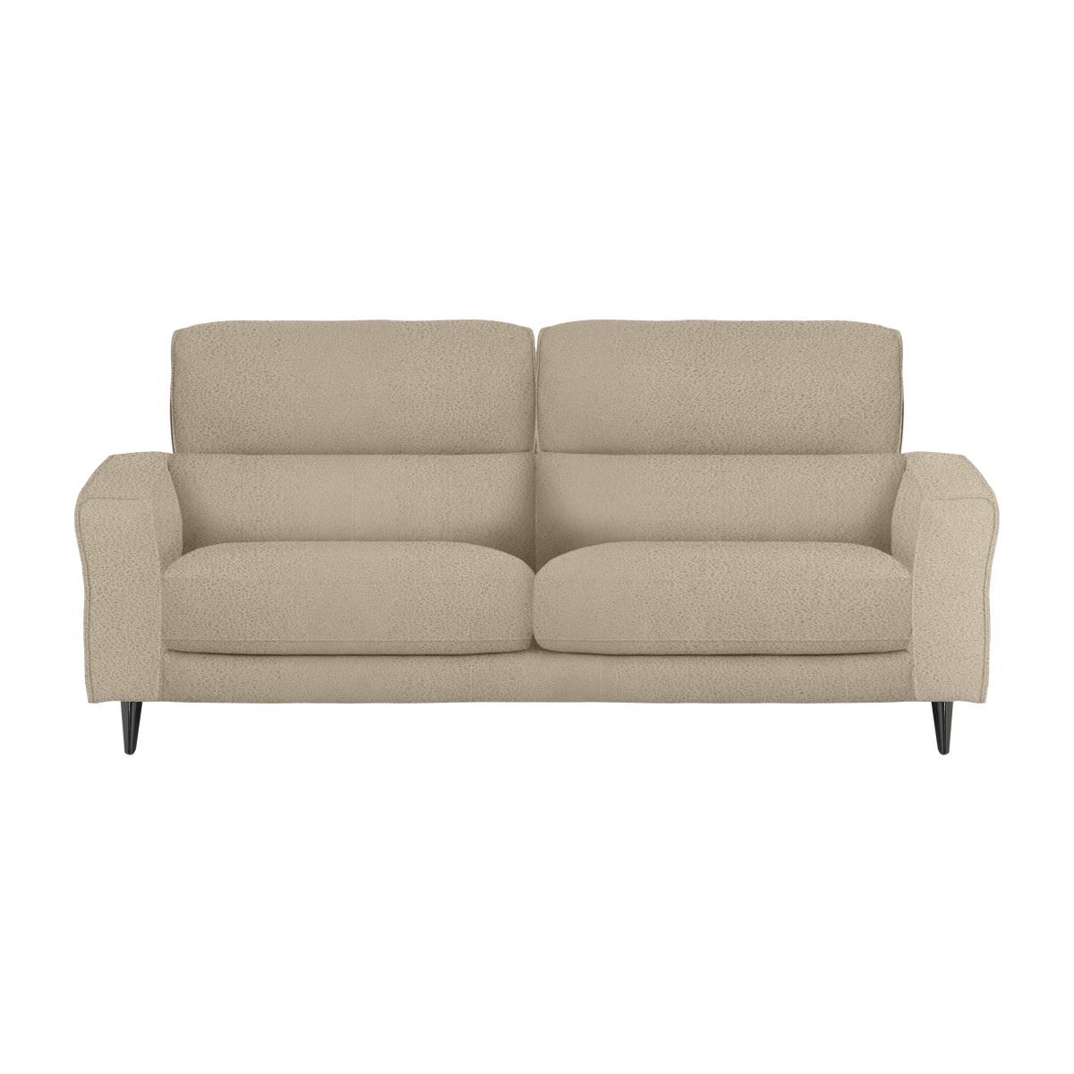 Axel 3 Seater Fabric Sofa - Bisque