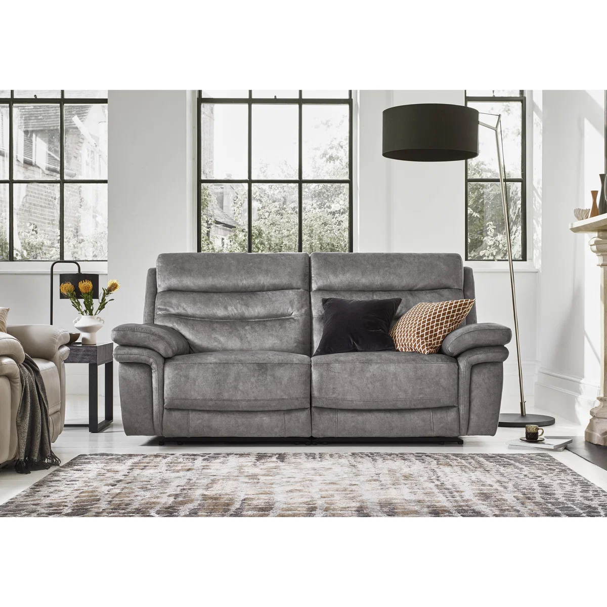 Berlin 3 Seater Fabric Sofa – image 3