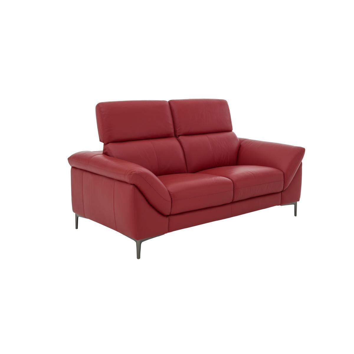 Galaxy 3 Seater Leather Sofa with Manual Headrests - Grey- World of Leather – image 5