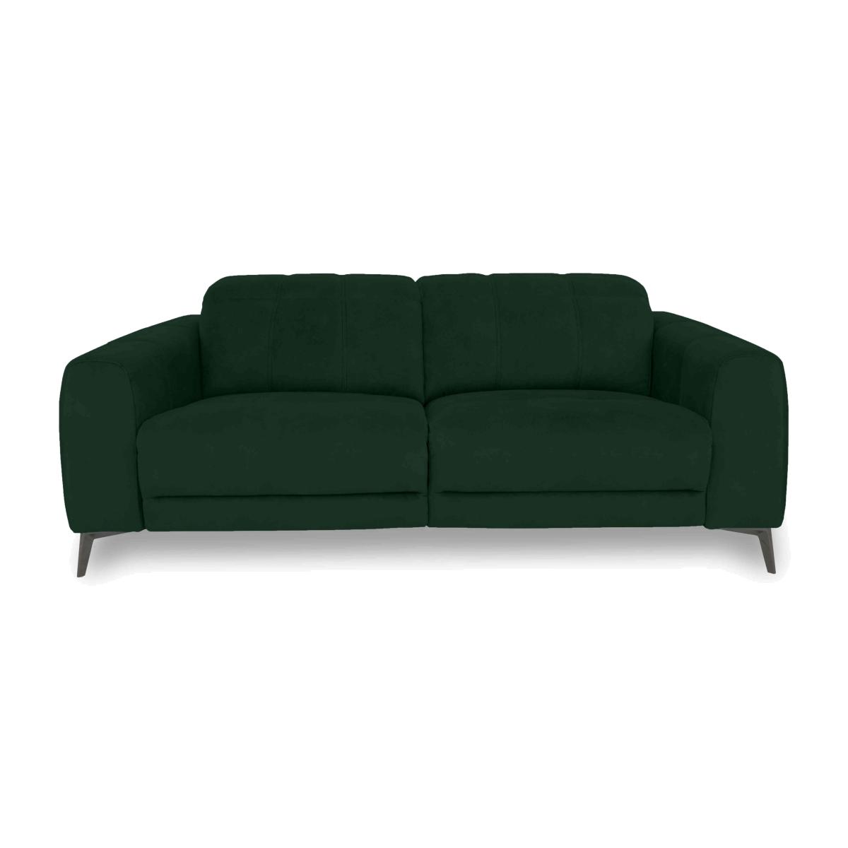Ezra 3 Seater Fabric Sofa - Bottle Green