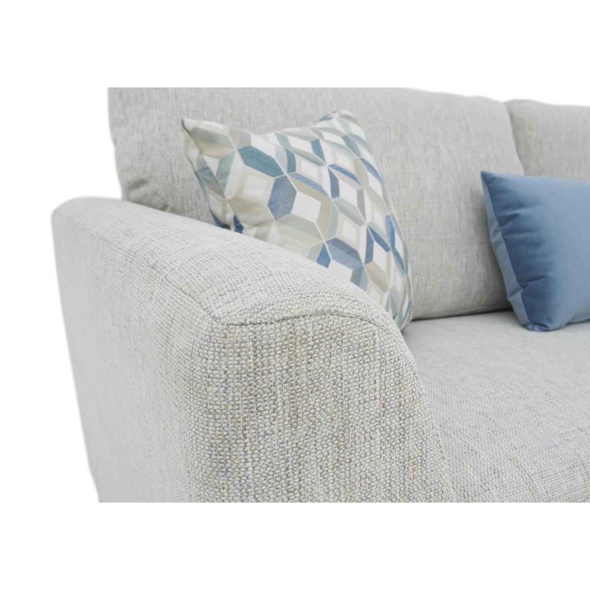 Pippa 3 Seater Fabric Sofa - Ebony – image 4