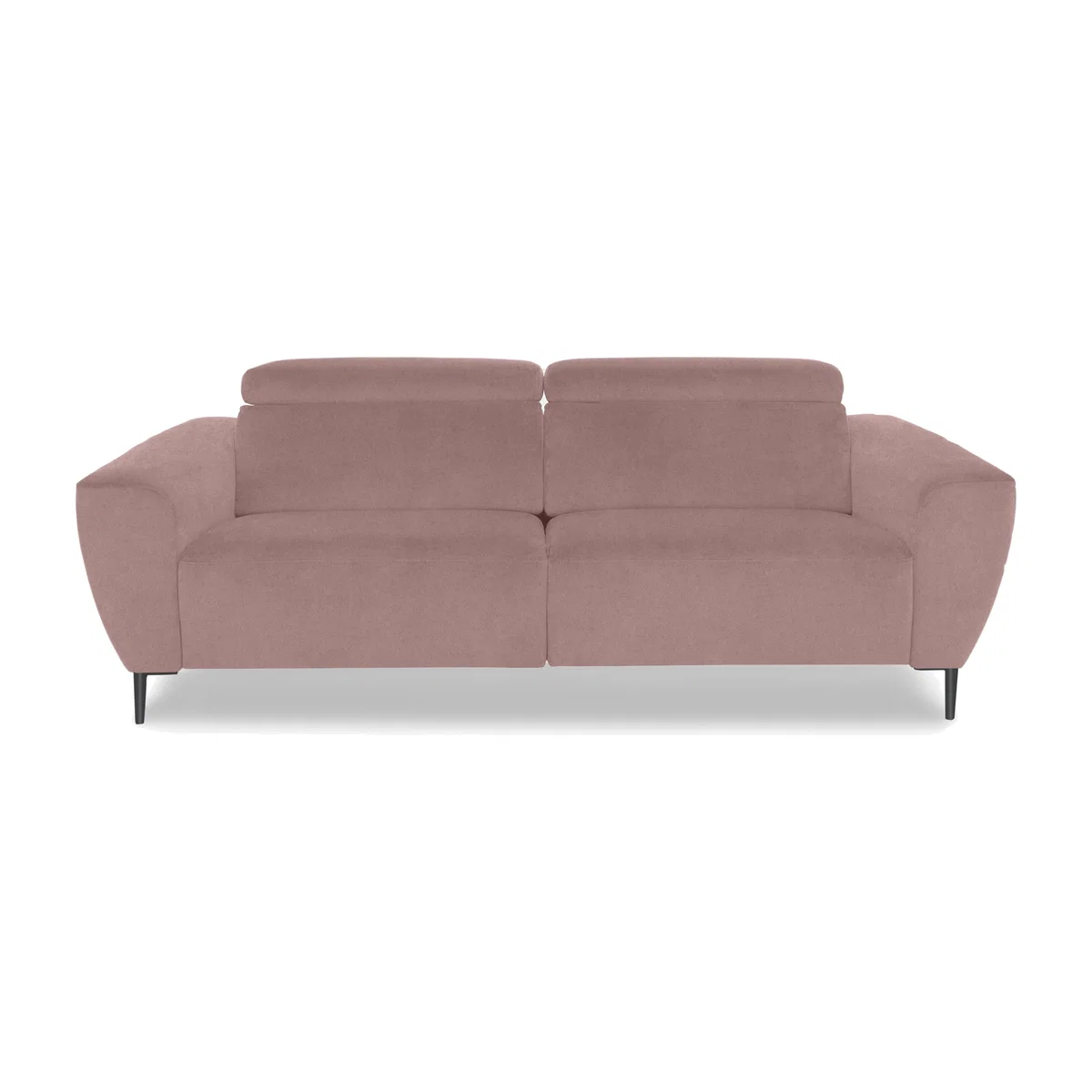 Nicoletti Italia - Milano 3 Seater Fabric Power Recliner Sofa - Fuente Coral