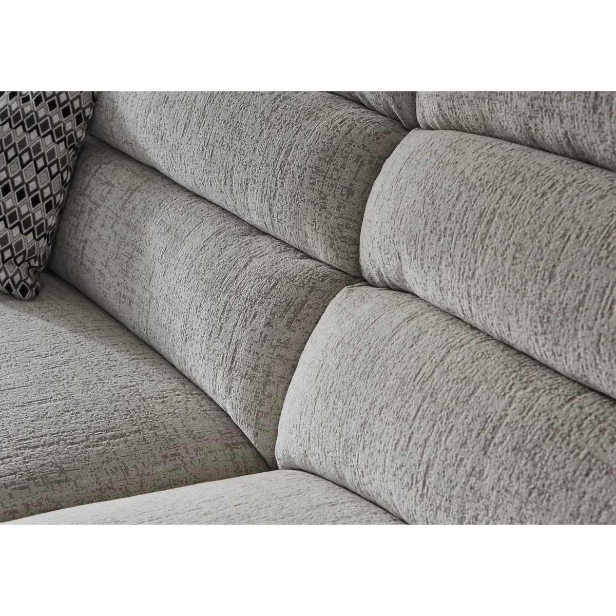Comfort Story - Page 3 Seater Fabric Power Recliner Sofa – image 4