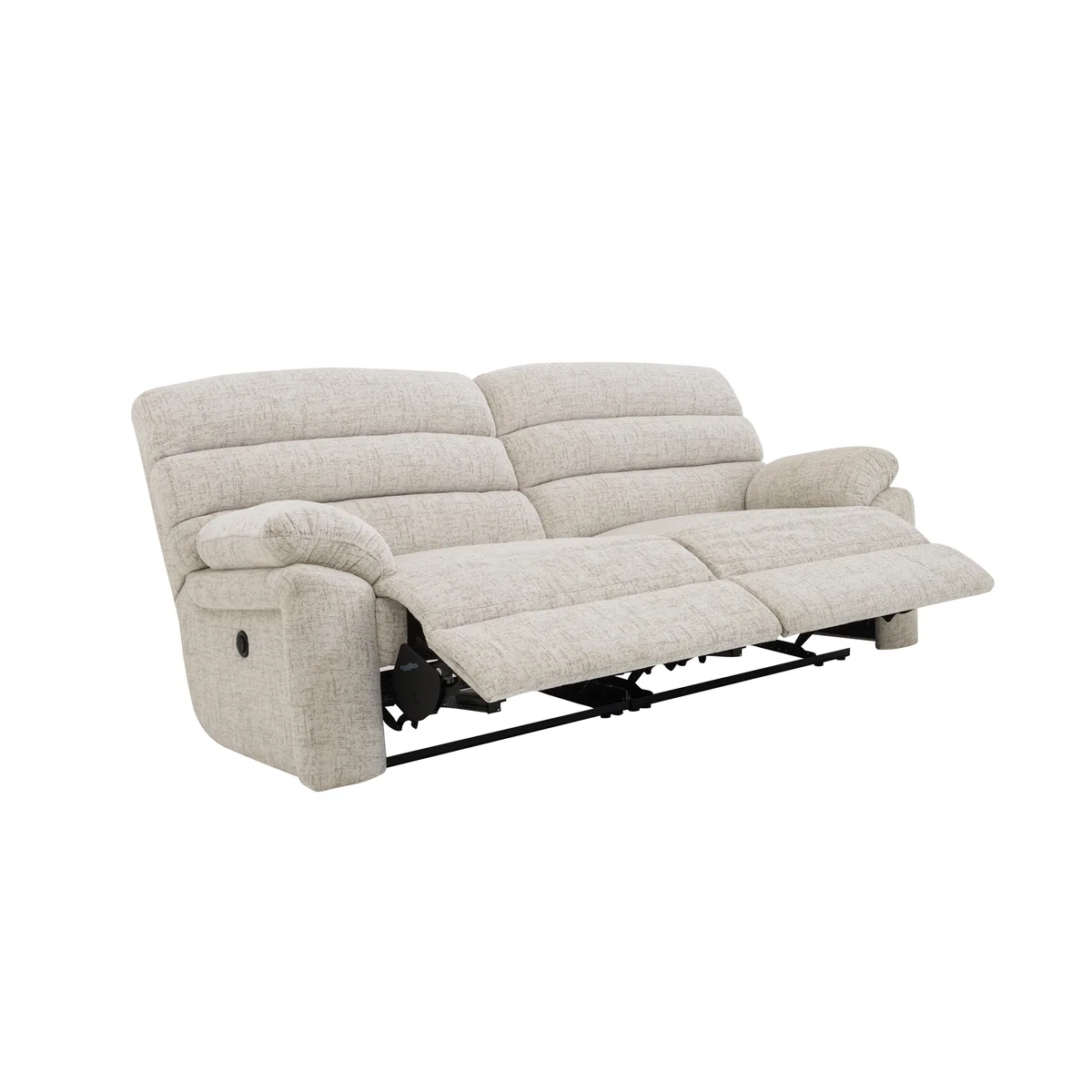 Comfort Story - Page 3 Seater Fabric Power Recliner Sofa – image 7