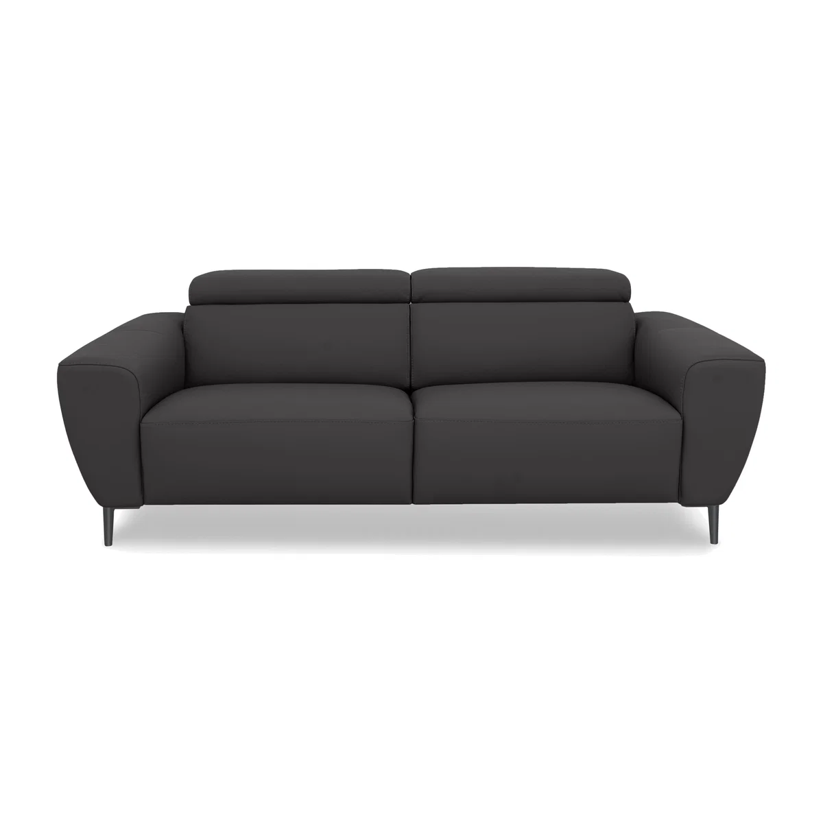 Nicoletti Italia - Milano 3 Seater Leather Power Recliner Sofa - Dali Grigio