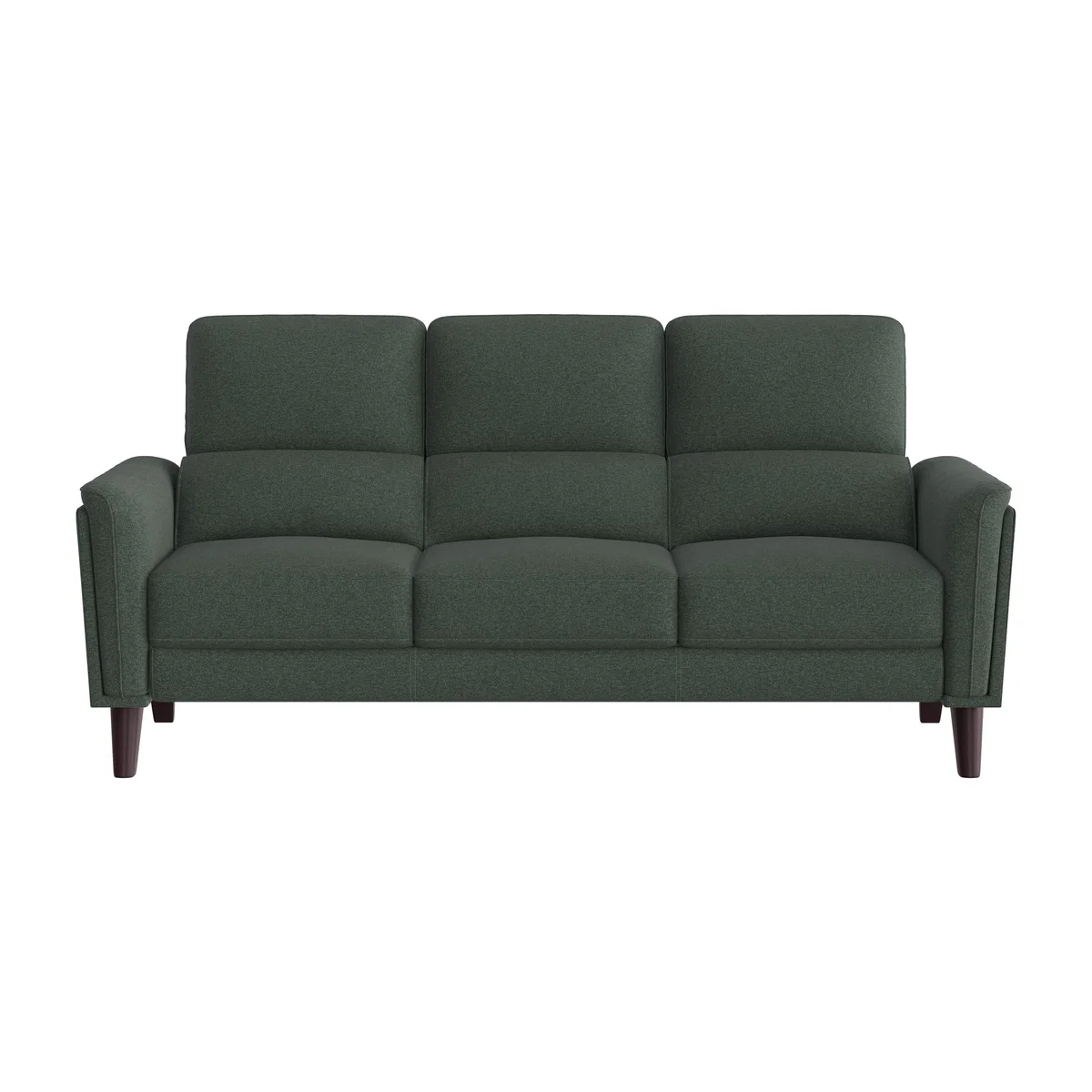 Compact Collection Klein 3 Seater Fabric Sofa - Moss Green