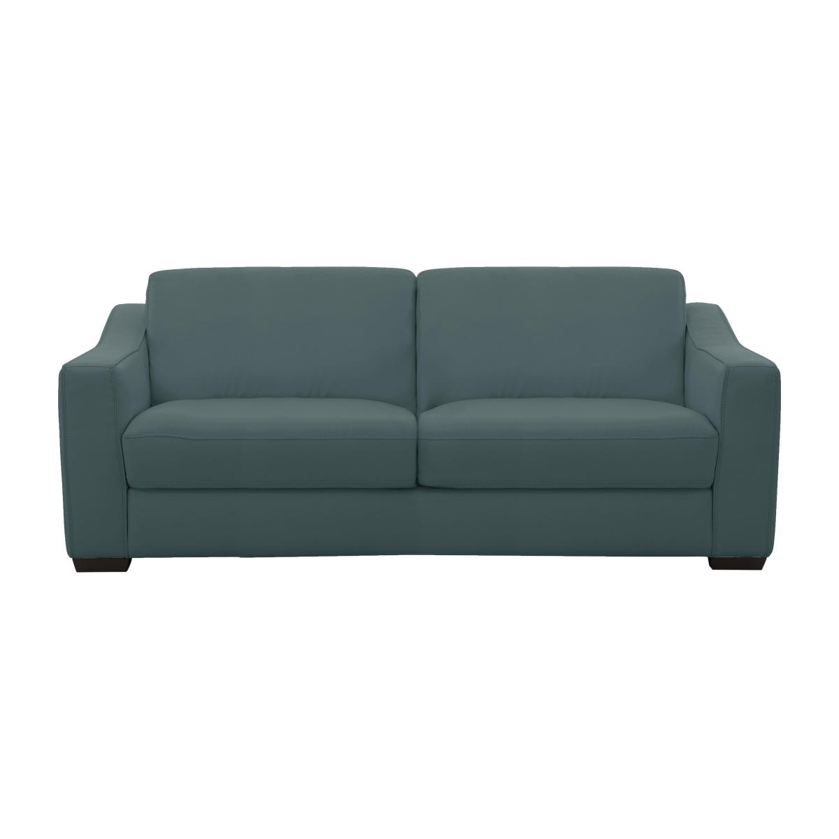 Optimus 3 Seater NC Leather Sofa - NC Lake Green