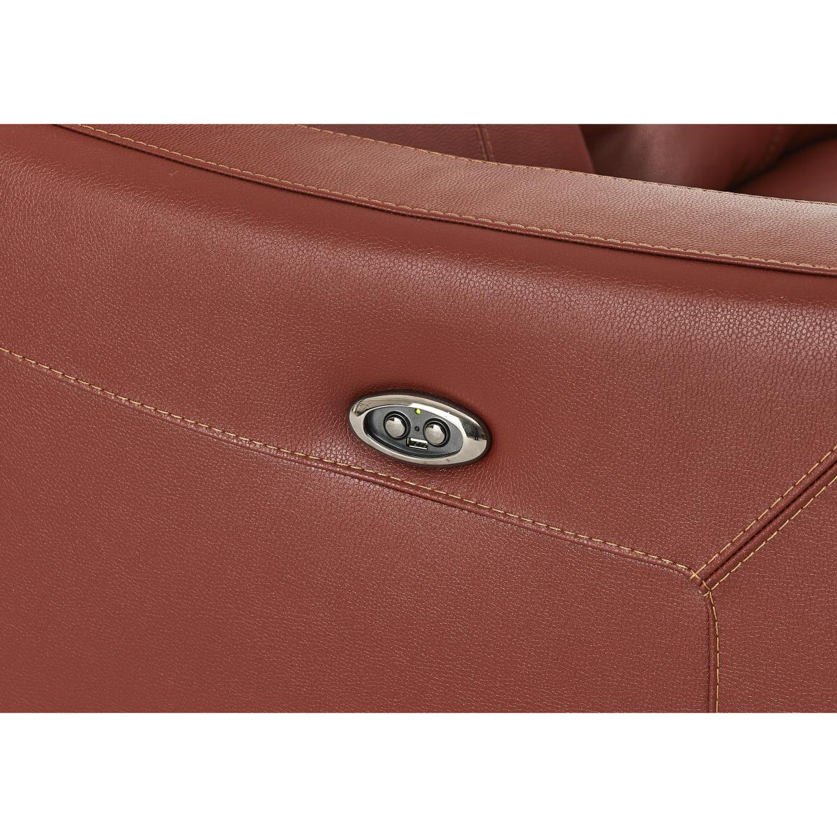 Compact Collection Midi 3 Seater Leather Manual Recliner Sofa- World of Leather – image 6