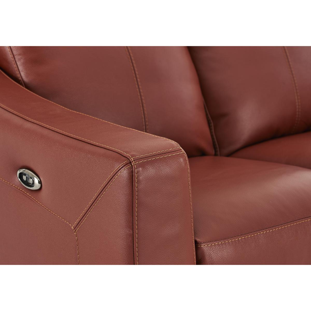 Compact Collection Midi 3 Seater Leather Manual Recliner Sofa- World of Leather – image 7