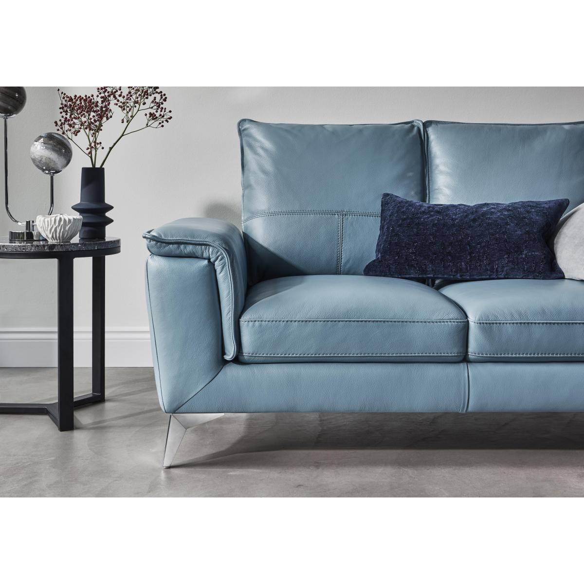 Monaco 3 Seater Leather Sofa – image 3