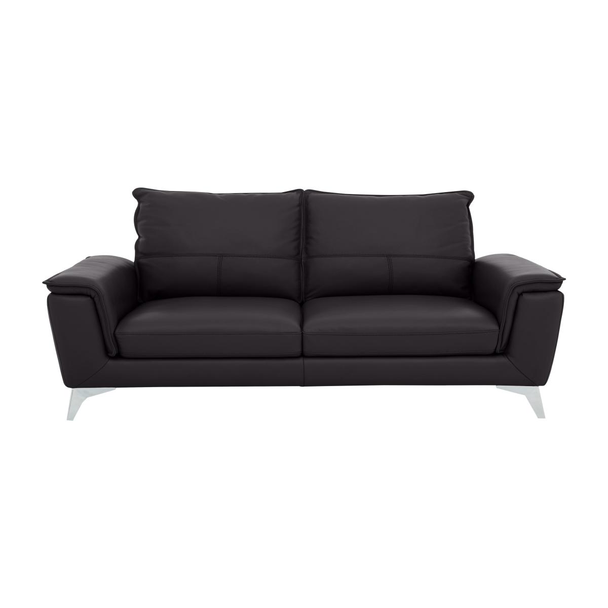 Monaco 3 Seater Leather Sofa – image 1