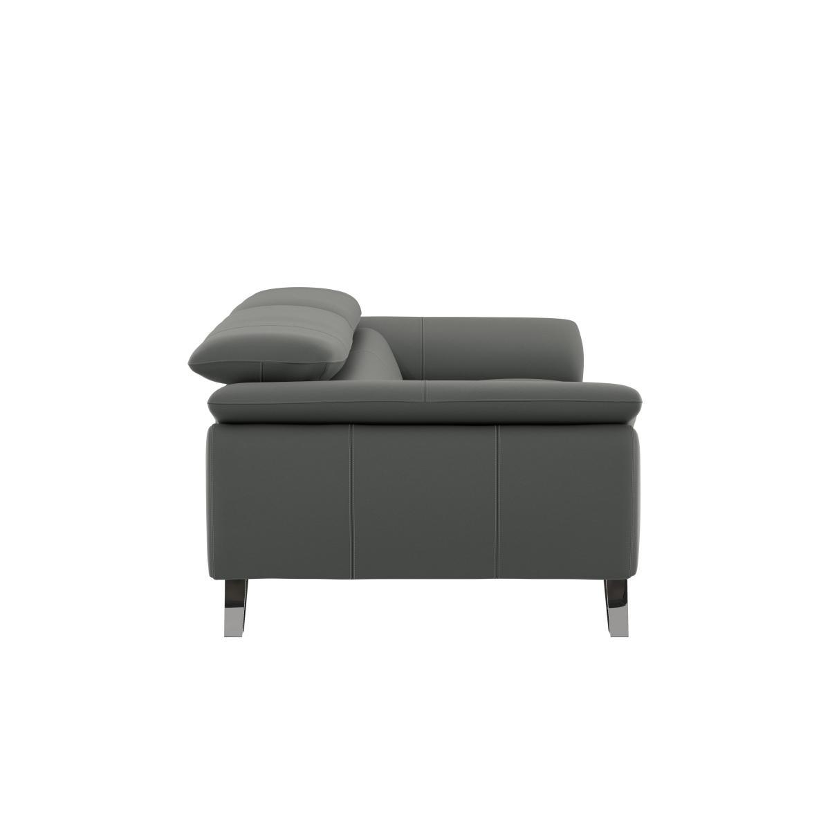 Nicoletti - Tesla 3 Seater Leather Sofa - Black – image 2